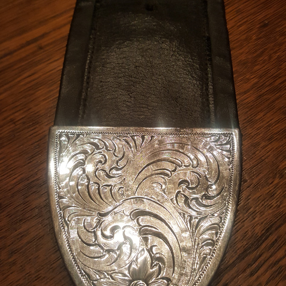 Al Beres | Vintage Silver Plated Western Belt - Picture 5 of 6